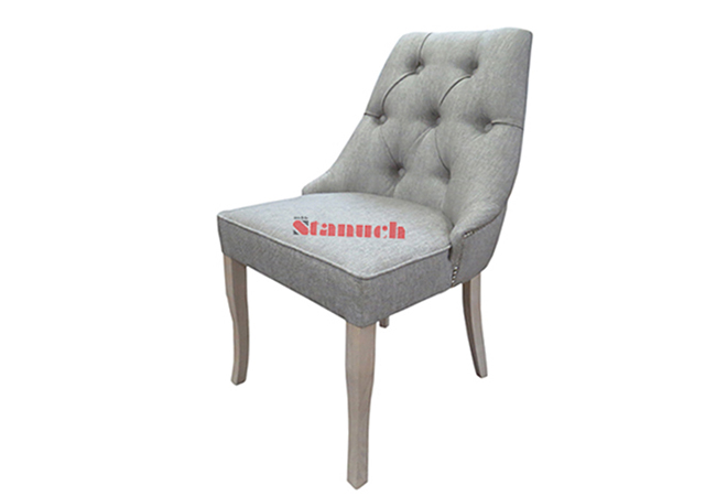 Krzesło tapicerowane Sharon oparcie pikowane